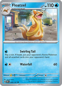 Floatzel (049/197) [Scarlet & Violet: Obsidian Flames]