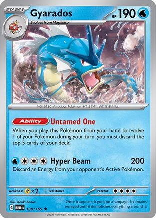 Gyarados (130/165) [Scarlet & Violet 151]