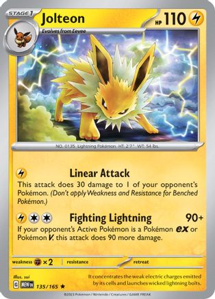 Jolteon (135/165) [Scarlet & Violet 151]