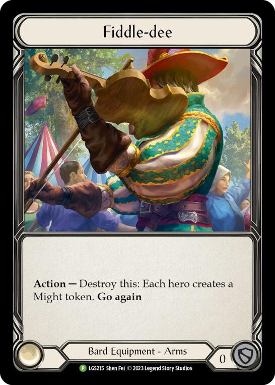 Fiddle-dee [LGS215] (Promo)  Rainbow Foil