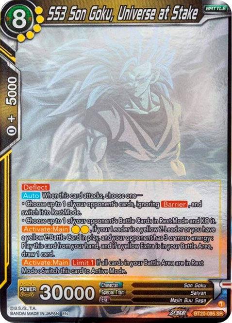 SS3 Son Goku, Universe at Stake (Hologram) (BT20-095) [Power Absorbed] - POKÉ JEUX