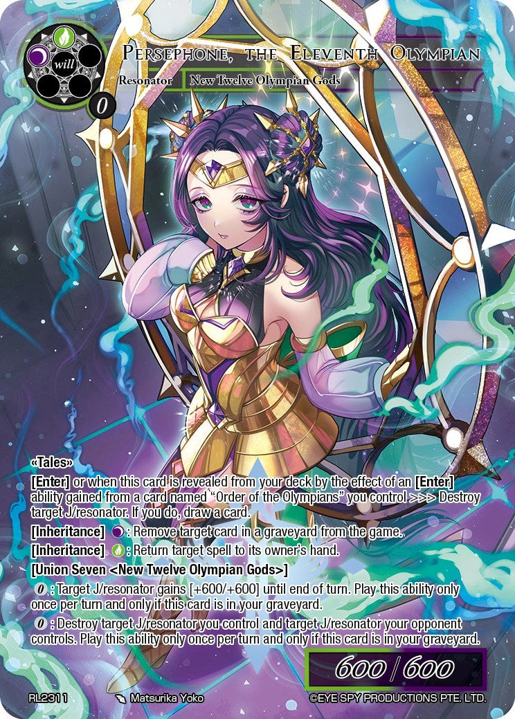 Persephone, the Eleventh Olympian (RL2311) [Promo Cards]