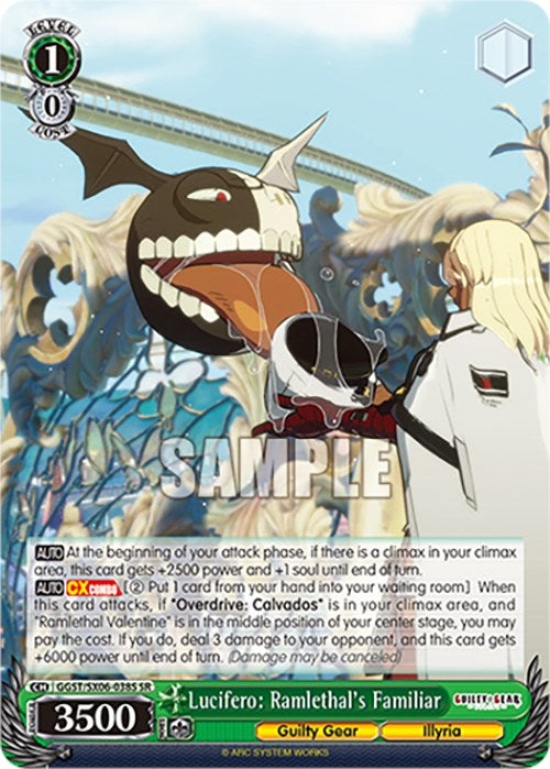 Lucifero: Ramlethal's Familiar (GGST/SX06-038S SR) [Guilty Gear -Strive-]