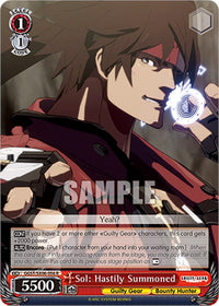 Sol: Hastily Summoned (GGST/SX06-056 R) [Guilty Gear -Strive-]