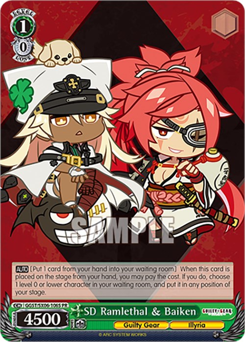 SD Ramlethal & Baiken (GGST/SX06-106S PR) (Foil) [Guilty Gear -Strive-]