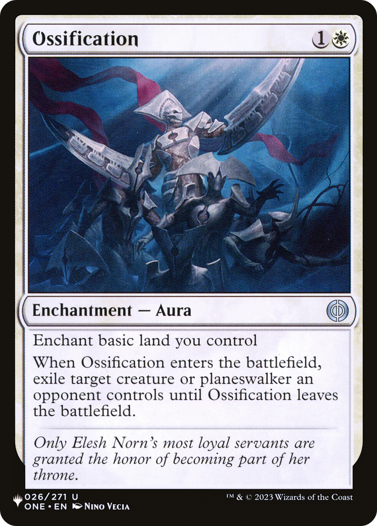 Ossification [The List Reprints]