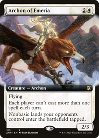 Archon of Emeria (Extended Art) [Zendikar Rising]