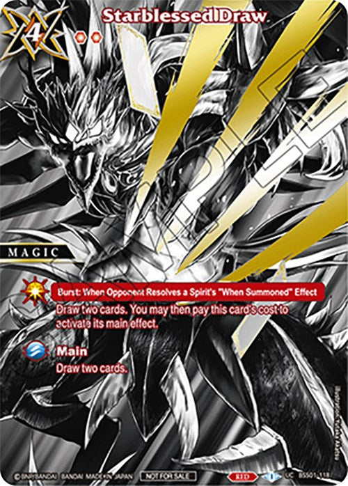 Starblessed Draw (World Championship Promotion Pack 2023) (BSS01-118) [Battle Spirits Saga Promo Cards]