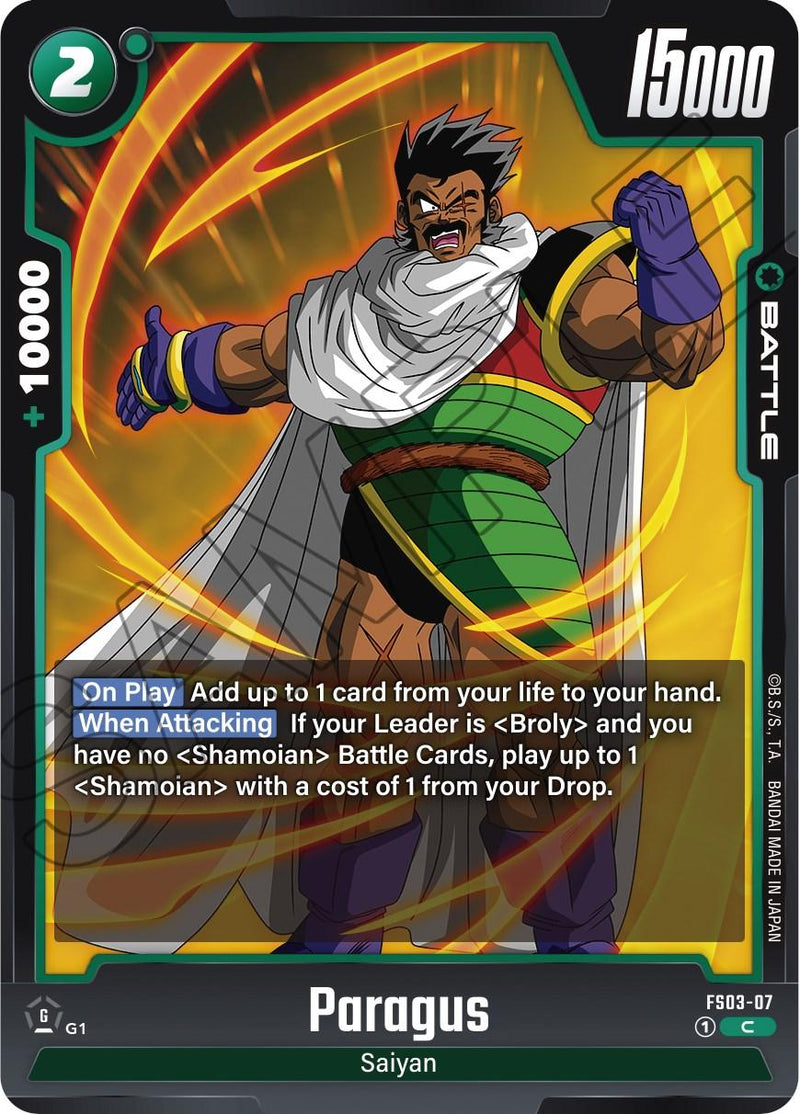 Paragus (FS03-07) [Starter Deck: Broly] - POKÉ JEUX