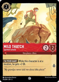 Milo Thatch - Spirited Scholar (115/204) [Into the Inklands]