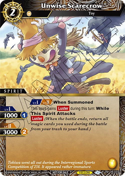 Unwise Scarecrow (Tournament Pack Vol. 4) (PR-037) [Launch & Event Promos]