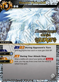 Frozen Waterfall (Judge Pack Vol. 4) (BSS04-111) [Launch & Event Promos]