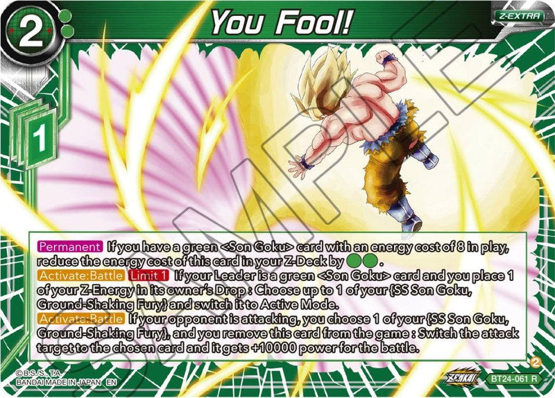 You Fool! (BT24-061) [Beyond Generations] - POKÉ JEUX