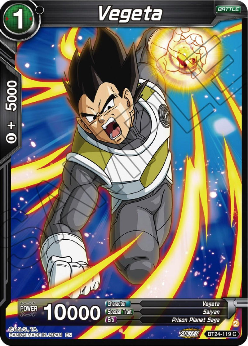 Vegeta (BT24-119) [Beyond Generations] - POKÉ JEUX