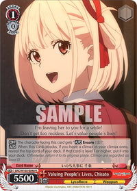 Valuing People's Lives, Chisato (LRC/W105-E040 R) [Lycoris Recoil]