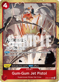 Gum-Gum Jet Pistol (Online Regional 2024) [Finalist] [One Piece Promotion Cards]