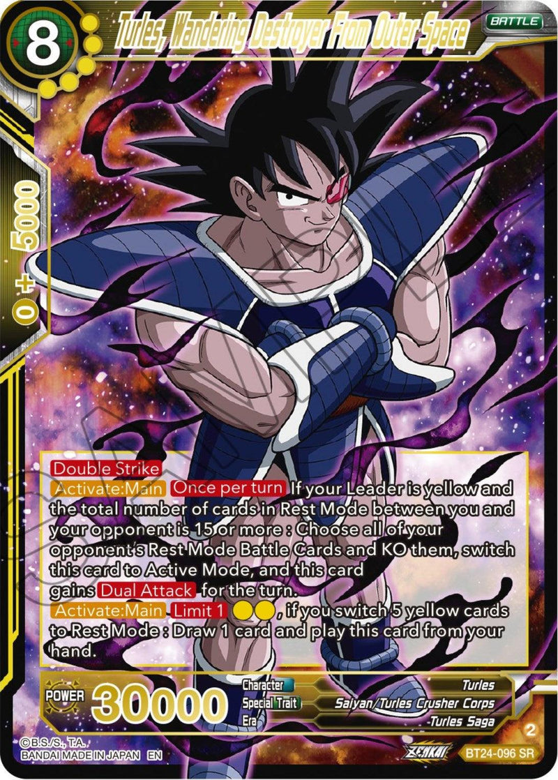 Turles, Wandering Destroyer From Outer Space (BT24-096) [Beyond Generations] - POKÉ JEUX