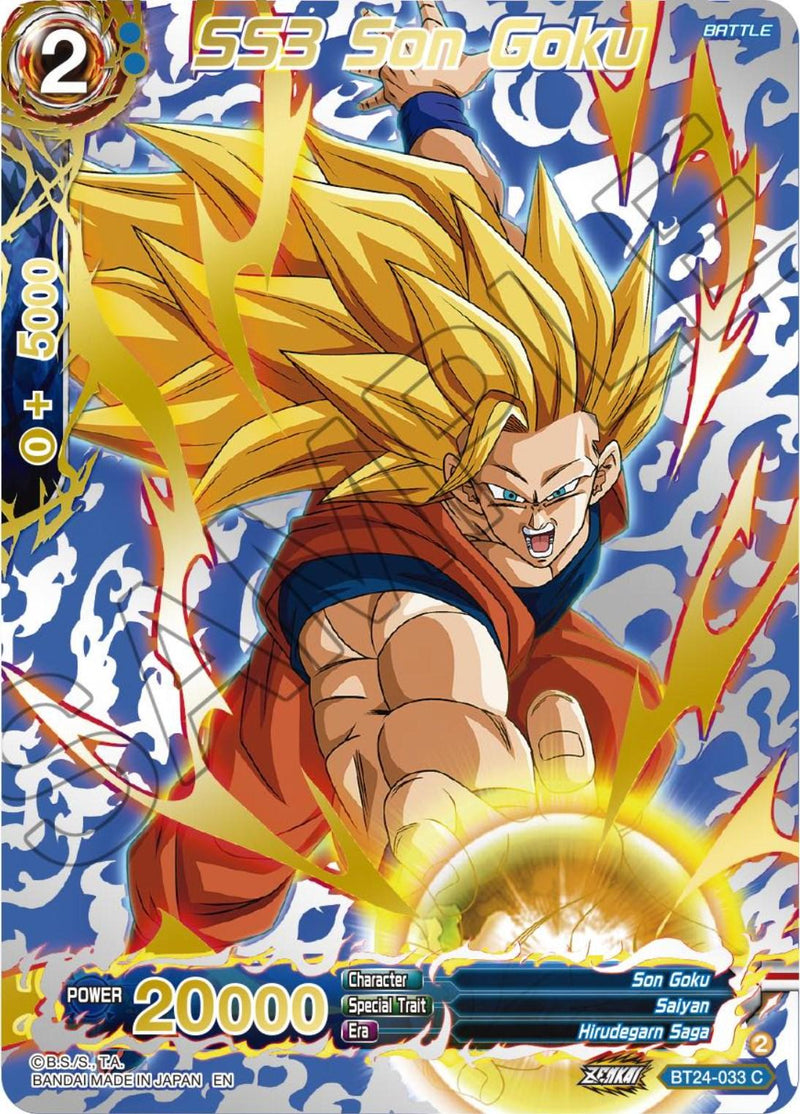 SS3 Son Goku (Collector Booster) (BT24-033) [Beyond Generations] - POKÉ JEUX