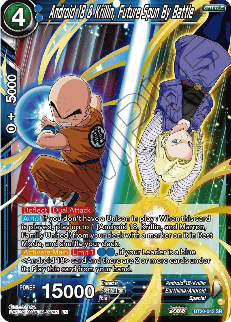 Android 18 & Krillin, Future Spun By Battle (BT20-043) [Power Absorbed] - POKÉ JEUX