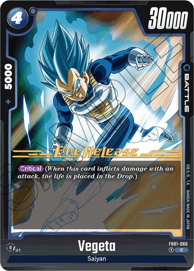 Vegeta (FB01-060) [Awakened Pulse Pre-Release Cards] - POKÉ JEUX