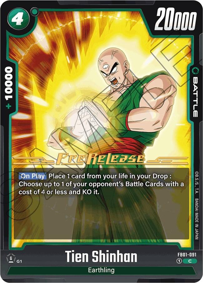 Tien Shinhan (FB01-091) [Awakened Pulse Pre-Release Cards] - POKÉ JEUX