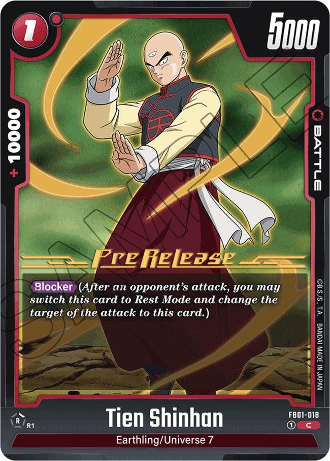 Tien Shinhan (FB01-018) [Awakened Pulse Pre-Release Cards] - POKÉ JEUX