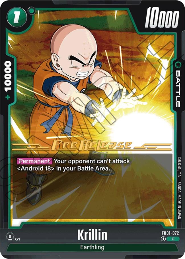 Krillin (FB01-072) [Awakened Pulse Pre-Release Cards] - POKÉ JEUX