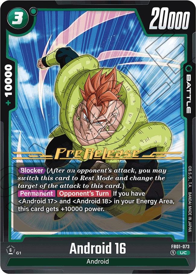 Android 16 (FB01-073) [Awakened Pulse Pre-Release Cards] - POKÉ JEUX