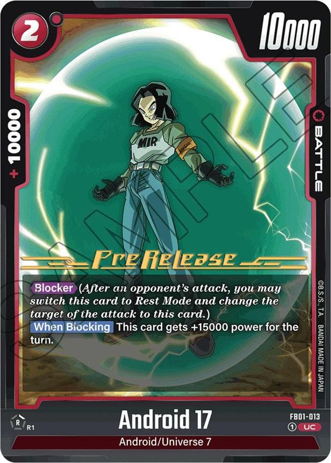 Android 17 (FB01-013) [Awakened Pulse Pre-Release Cards] - POKÉ JEUX