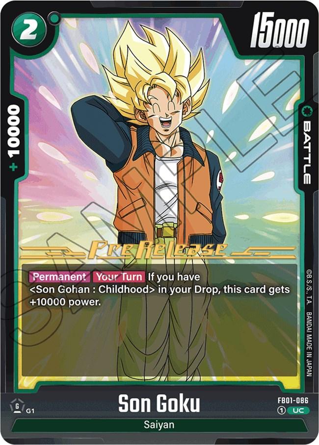 Son Goku (FB01-086) [Awakened Pulse Pre-Release Cards] - POKÉ JEUX