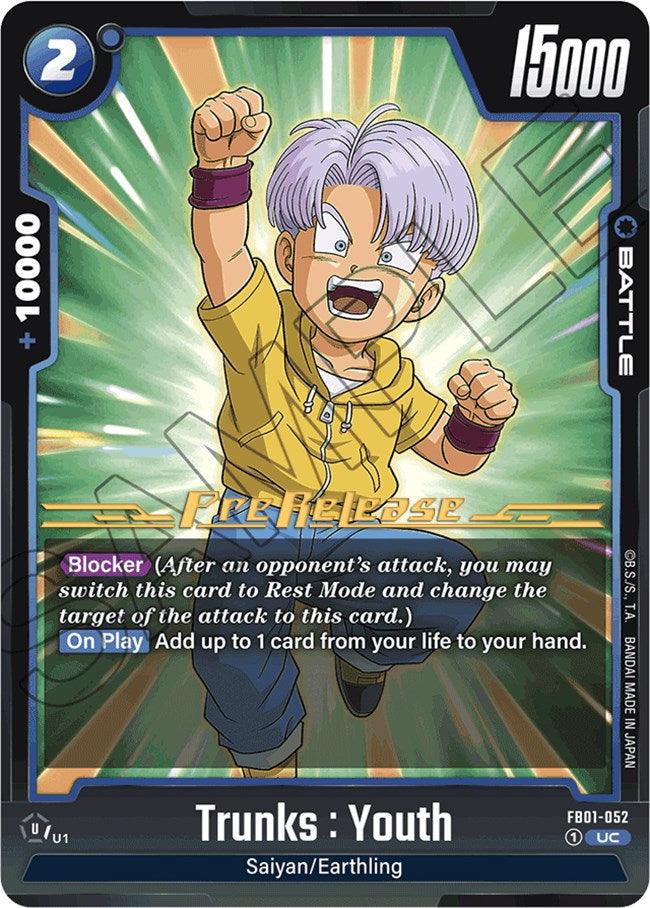 Trunks : Youth [Awakened Pulse Pre-Release Cards] - POKÉ JEUX