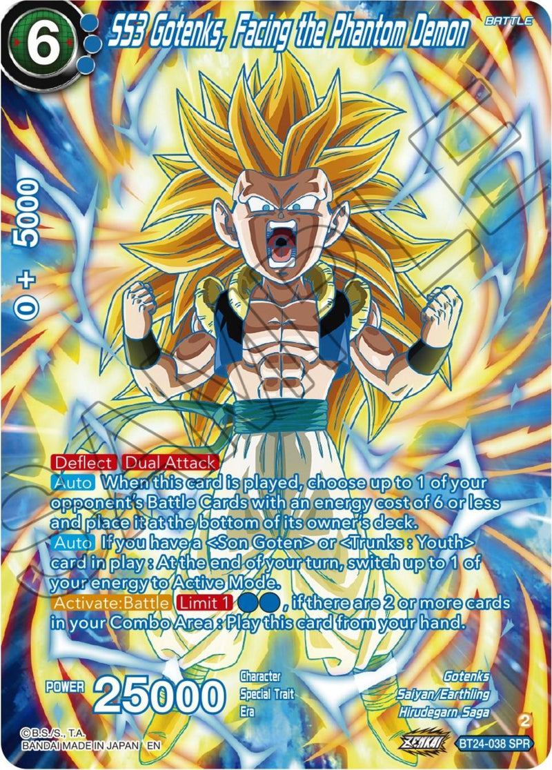 SS3 Gotenks, Facing the Phantom Demon (SPR) (BT24-038) [Beyond Generations] - POKÉ JEUX