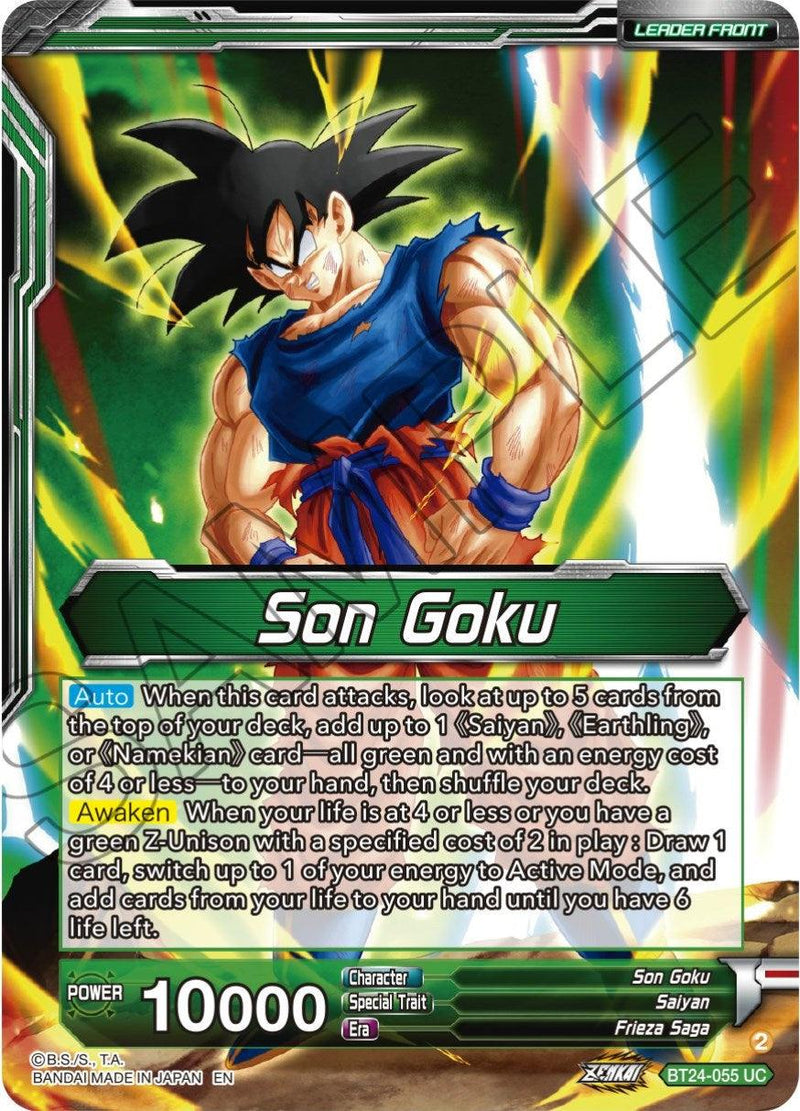 Son Goku // SS Son Goku, Beginning of a Legend (SLR) (BT24-055) [Beyond Generations] - POKÉ JEUX