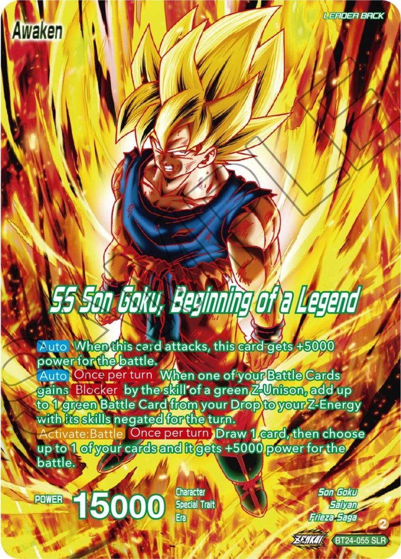 Son Goku // SS Son Goku, Beginning of a Legend (SLR) (BT24-055) [Beyond Generations] - POKÉ JEUX