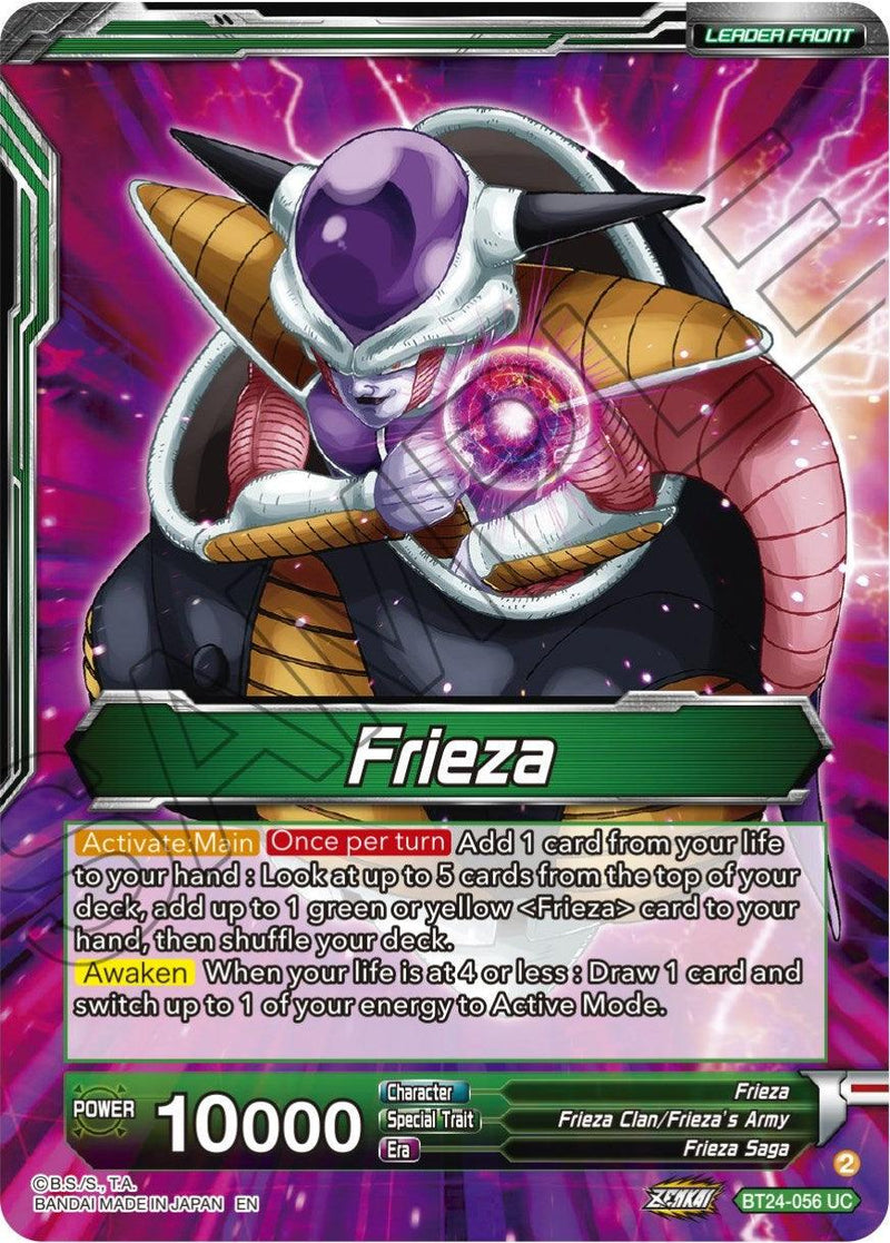 Frieza // Frieza, Scourge of Saiyans (SLR) (BT24-056) [Beyond Generations] - POKÉ JEUX