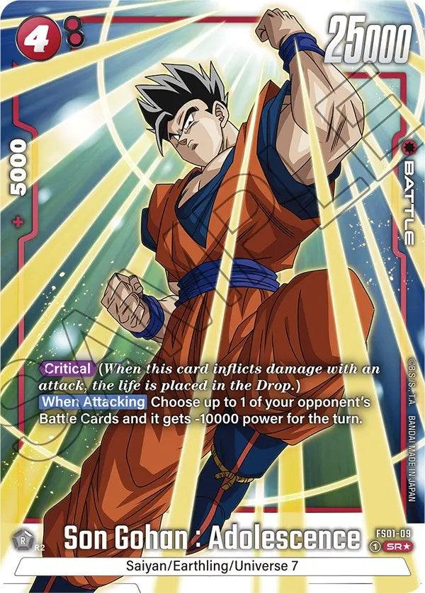 Son Gohan : Adolescence (Bonus Pack Alternate Art) [Starter Deck: Son Goku] - POKÉ JEUX