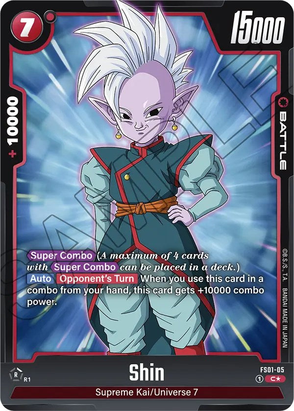 Shin (Bonus Pack Alternate Art) [Starter Deck: Son Goku]