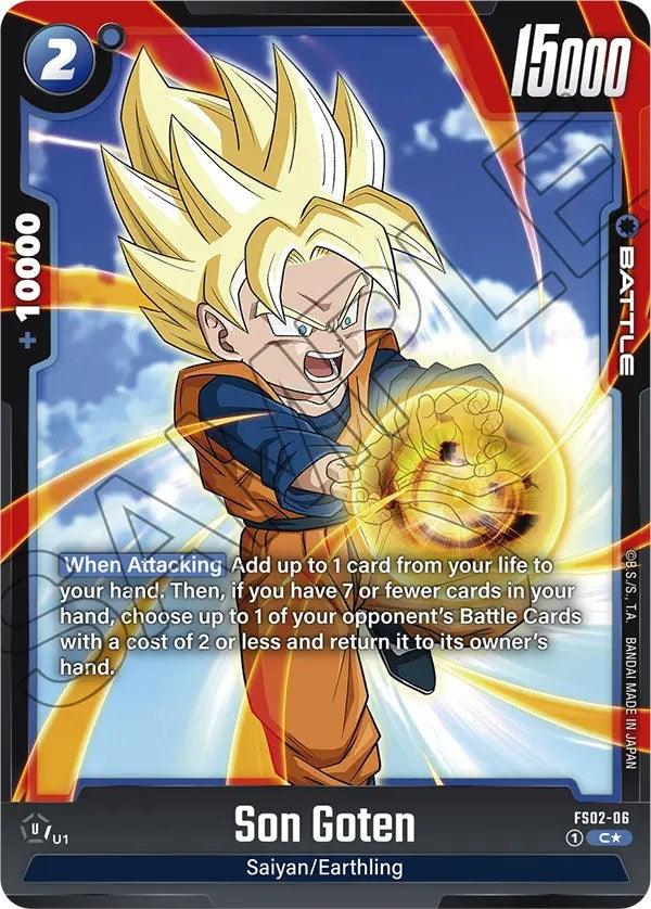 Son Goten (FS02-06) (Bonus Pack Alternate Art) [Starter Deck: Vegeta] - POKÉ JEUX