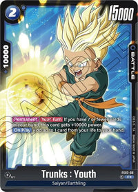 Trunks : Youth (FS02-09) (Bonus Pack Alternate Art) [Starter Deck: Vegeta] - POKÉ JEUX