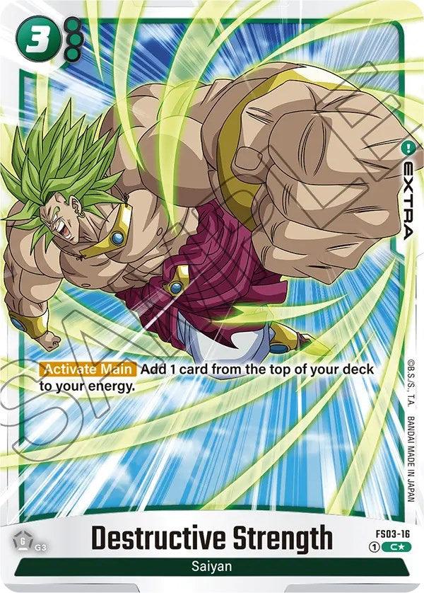 Destructive Strength (Bonus Pack Alternate Art) [Starter Deck: Broly] - POKÉ JEUX