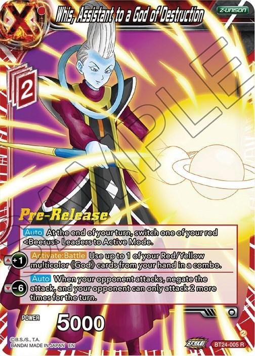 Whis, Assistant to a God of Destruction (BT24-005) [Beyond Generations Prerelease Promos] - POKÉ JEUX