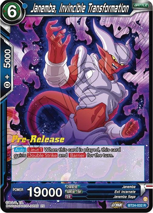 Janemba, Invincible Transformation (BT24-032) [Beyond Generations Prerelease Promos] - POKÉ JEUX