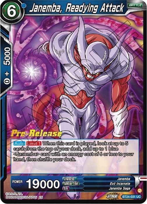 Janemba, Readying Attack (BT24-031) [Beyond Generations Prerelease Promos] - POKÉ JEUX