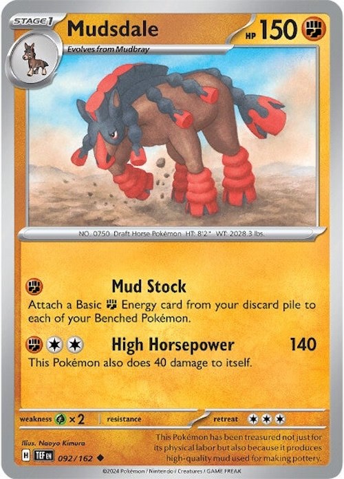 Mudsdale (092/162) [Scarlet & Violet: Temporal Forces]