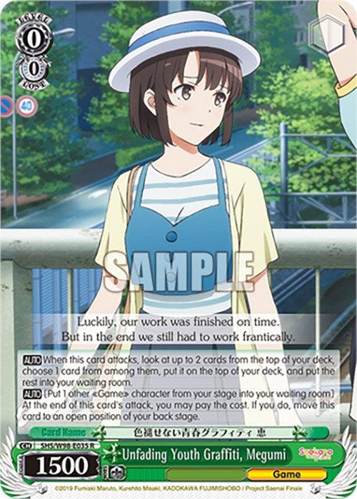 Unfading Youth Graffiti, Megumi (SHS/W98-E035 R) [Saekano the Movie: Finale] - POKÉ JEUX