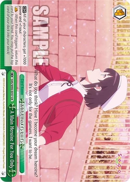 A Main Heroine For You Only (SHS/W98-E057 CR) [Saekano the Movie: Finale] - POKÉ JEUX