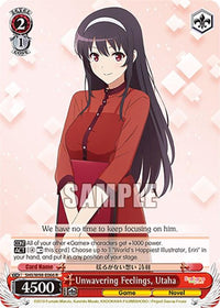 Unwavering Feelings, Utaha (SHS/W98-E066 R) [Saekano the Movie: Finale] - POKÉ JEUX