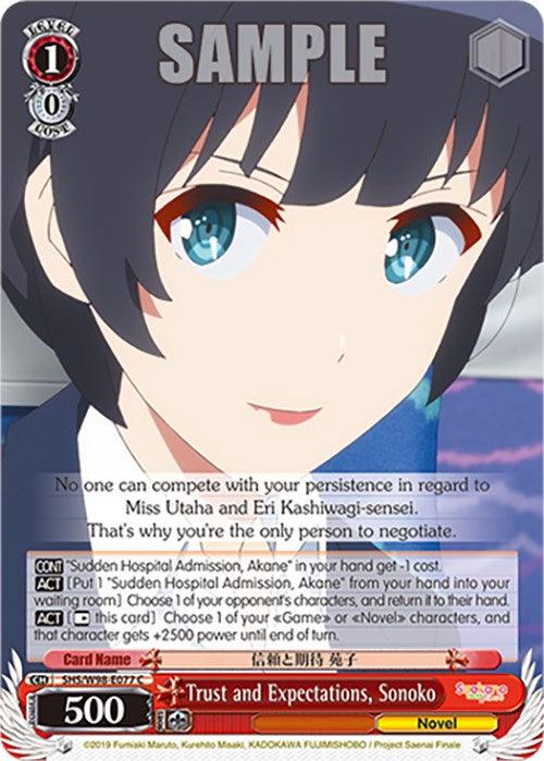 Trust and Expectations, Sonoko (SHS/W98-E077 C) [Saekano the Movie: Finale] - POKÉ JEUX