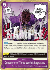 Conquerer of Three Worlds Ragnaraku [Extra Booster: Memorial Collection]