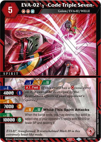 EVA-02'y -Code Triple Seven- (CB01-006) [Collaboration Booster 01: Halo of Awakening]